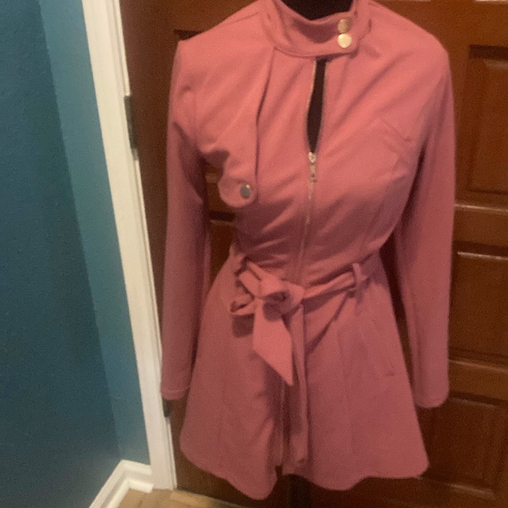 Pink jacket. Fashion Nova size M